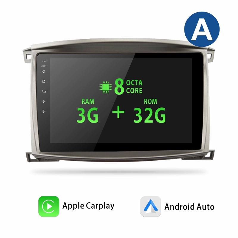 Android Car Audio System for Toyota Land Cruiser 2002-2007