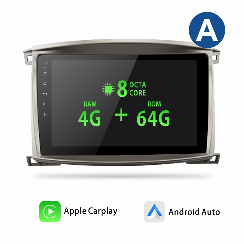 Android Car Audio System for Toyota Land Cruiser 2002-2007