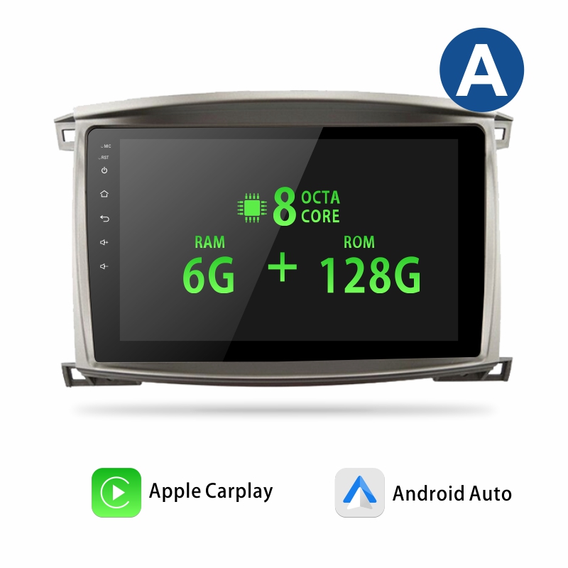 Android Car Audio System for Toyota Land Cruiser 2002-2007