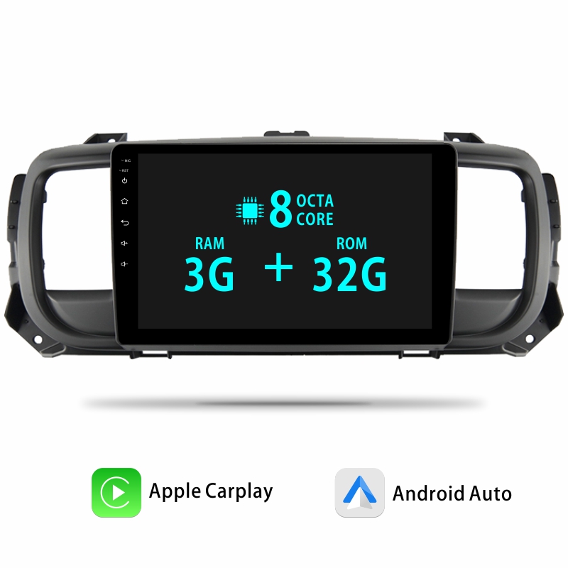 Android Car Audio Rdio System for Citroen Jumpy 3 SpaceTourer 2016-2021