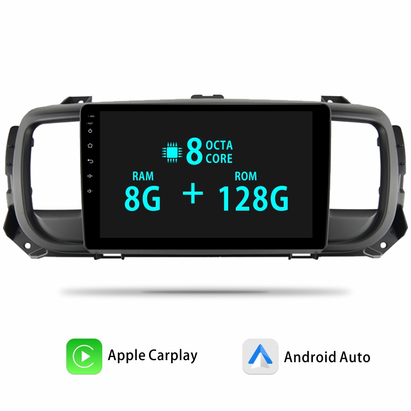 Android Car Audio Rdio System for Citroen Jumpy 3 SpaceTourer 2016-2021