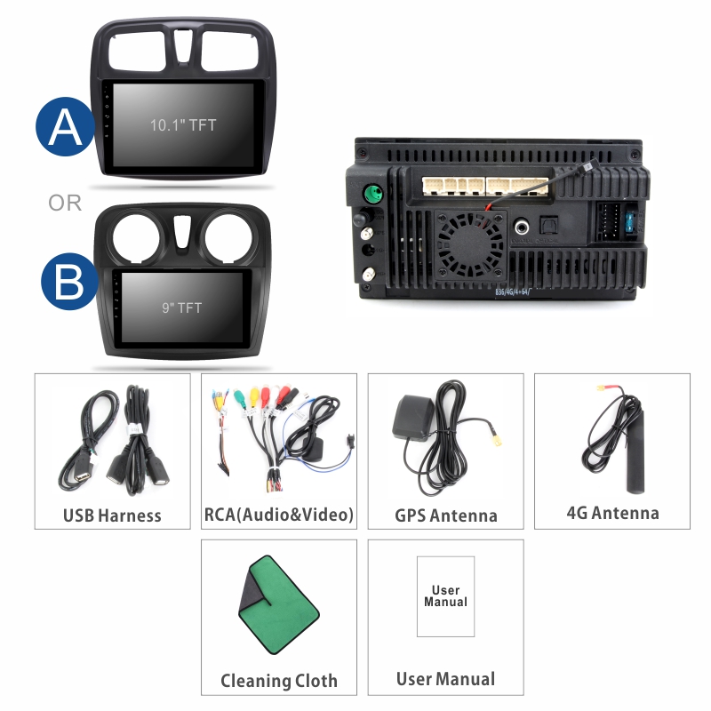 Android Car Audio Rdio System for Renault Logan 2012-2019  Sandero 2014 - 2019