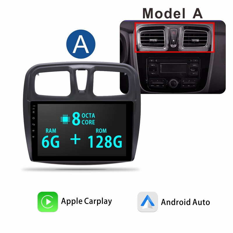 Android Car Audio Rdio System for Renault Logan 2012-2019  Sandero 2014 - 2019