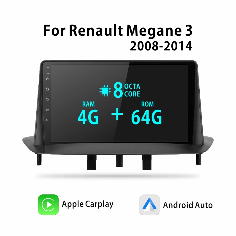 Android Car Audio Rdio System for Renault Megane 2008-2014