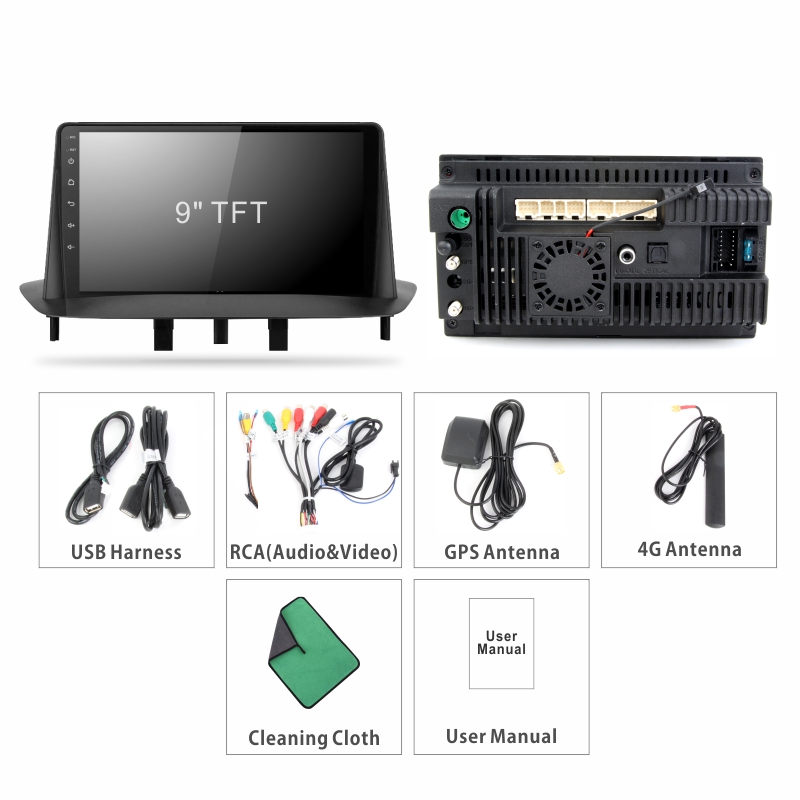 Android Car Audio Rdio System for Renault Megane 2008-2014