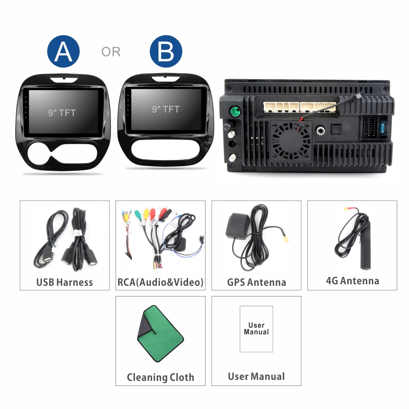 Android Car Audio Rdio System for Renault Kaptur 2016-2019