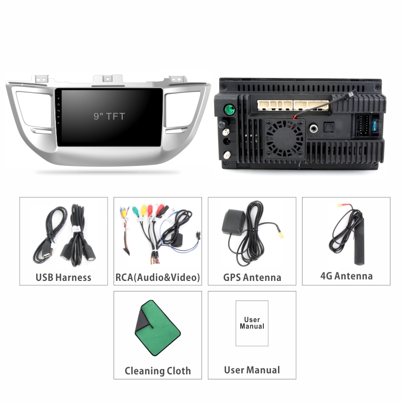 Android Car Audio Rdio System for Hyundai Tucson 2015-2018