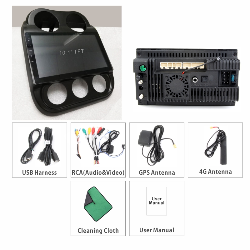 Android Car Audio Rdio System for Jeep Compass MK 2009-2015