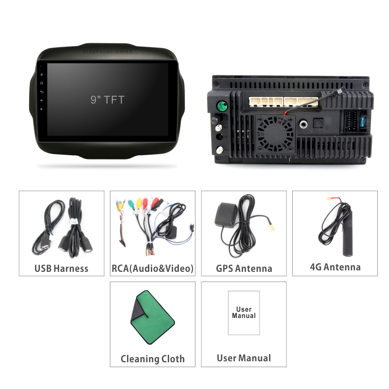 Android Car Audio Rdio System for Jeep Renegade 2014-2018