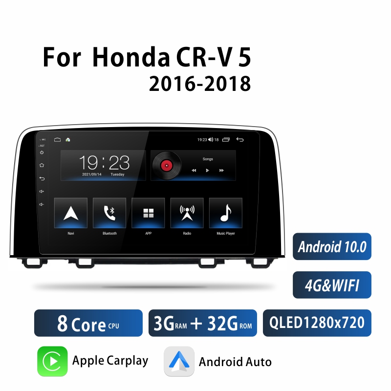 Android Car Audio Rdio System for Honda CR-V 5 2016-2018