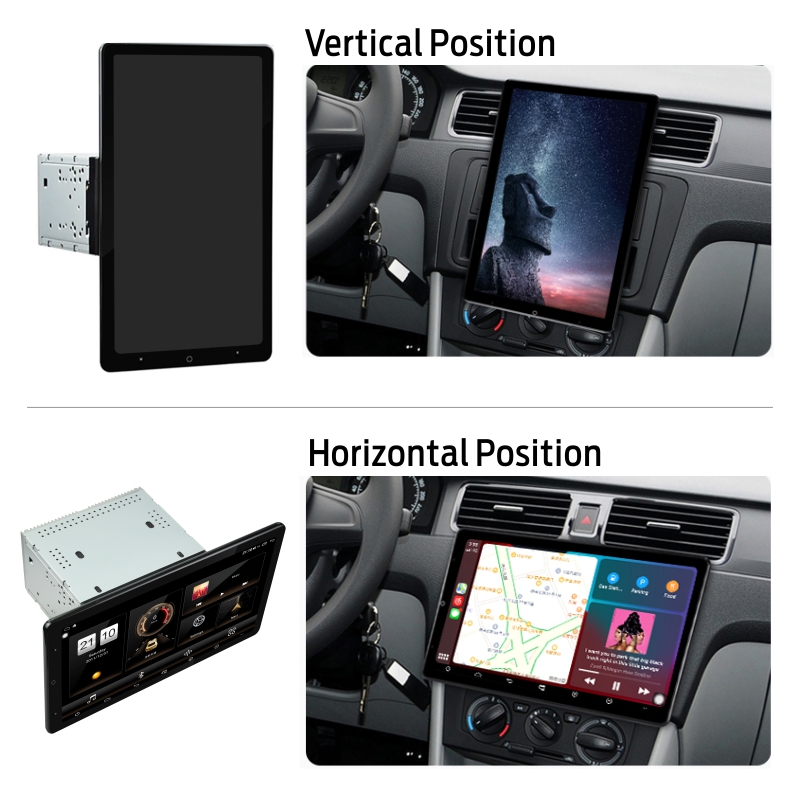 13.3" Auto-Rotatable Android Car Multimedia