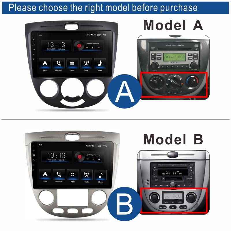 Android Car Audio System for Buick Excelle Hrv 2004 - 2013