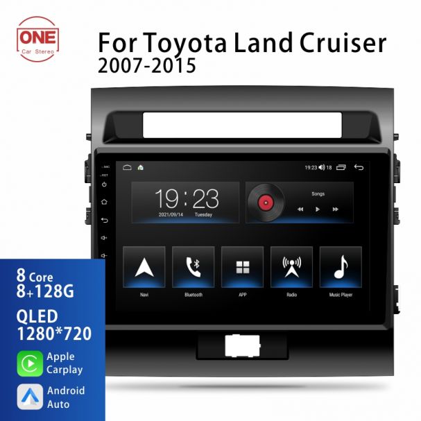 Android Car Audio System for Toyota Land Cruiser 2007-2015