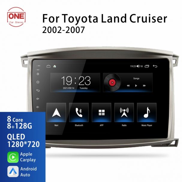 Android Car Audio System for Toyota Land Cruiser 2002-2007