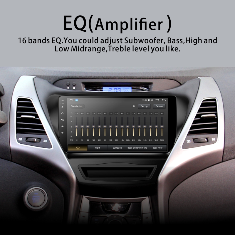 Android Car Audio System for Hyundai Elantra 2010-2016