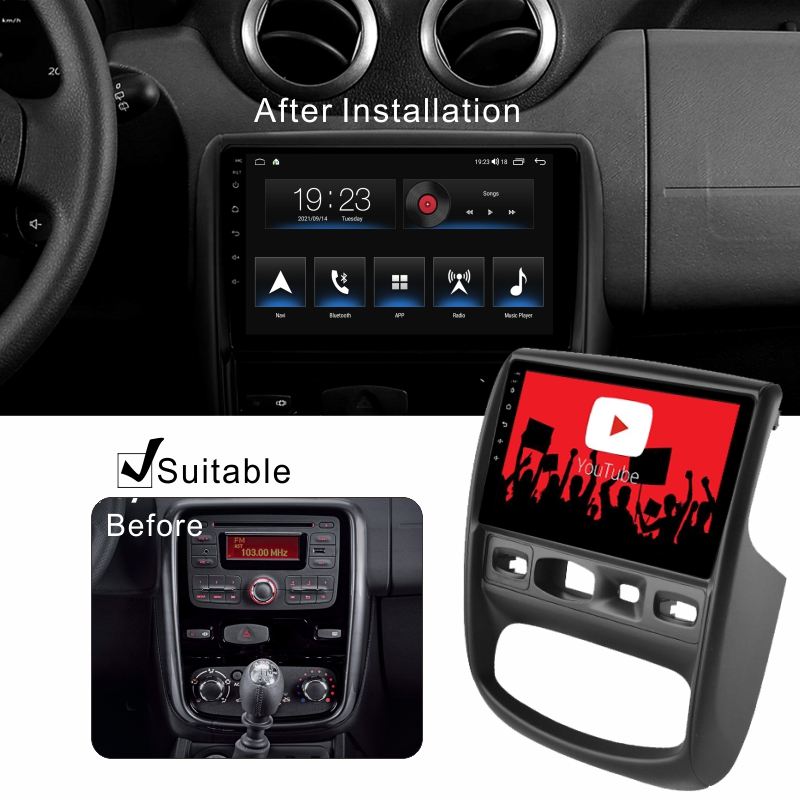 Android Car Audio Rdio System for Renault Duster 1 2010-2015