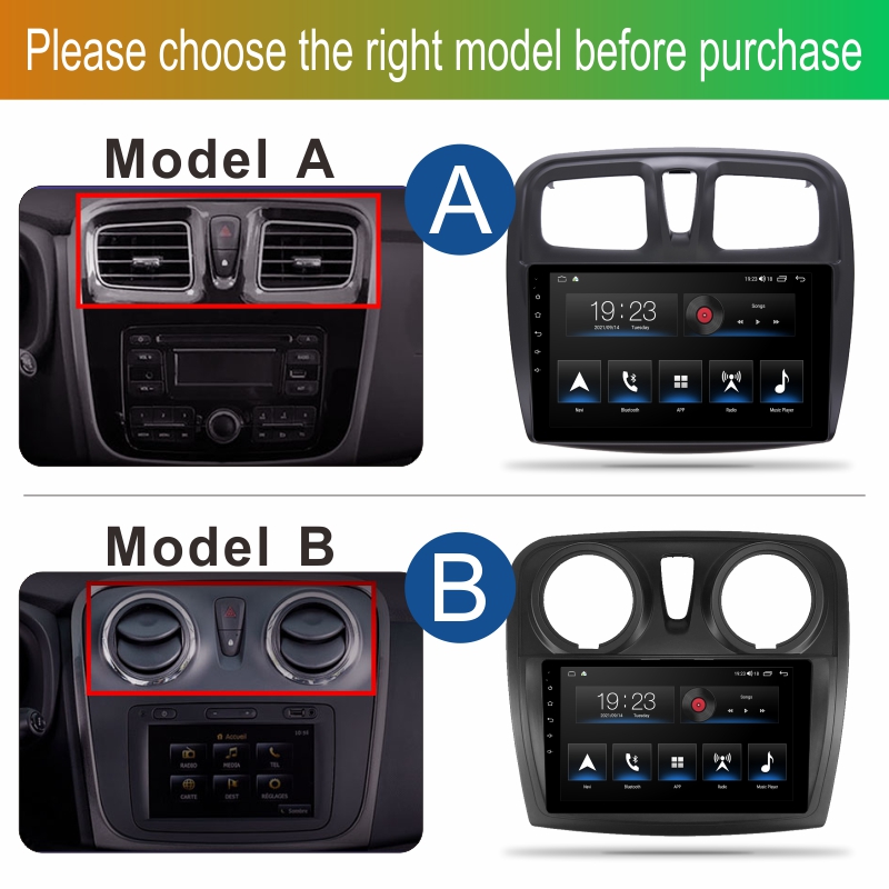 Android Car Audio Rdio System for Renault Logan 2012-2019  Sandero 2014 - 2019