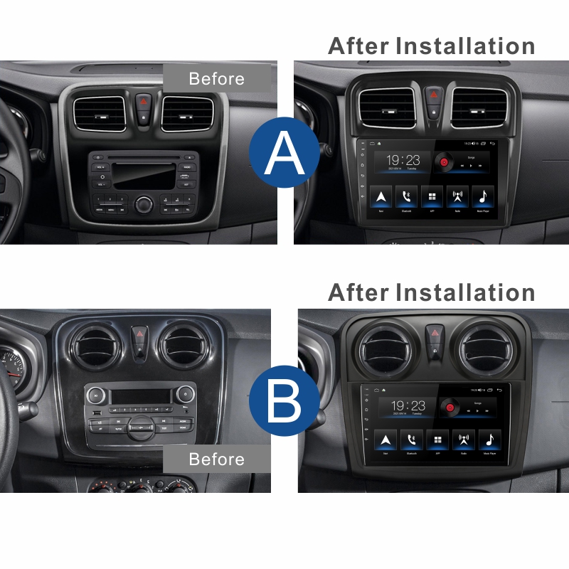 Android Car Audio Rdio System for Renault Logan 2012-2019  Sandero 2014 - 2019