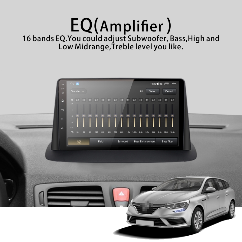 Android Car Audio Rdio System for Renault Megane 2008-2014