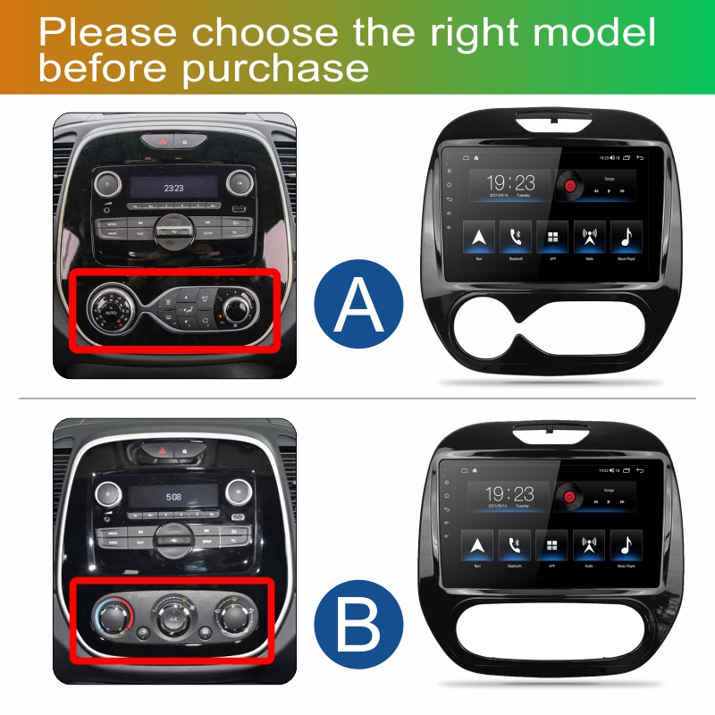 Android Car Audio Rdio System for Renault Kaptur 2016-2019