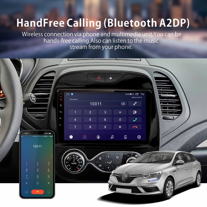 Android Car Audio Rdio System for Renault Kaptur 2016-2019