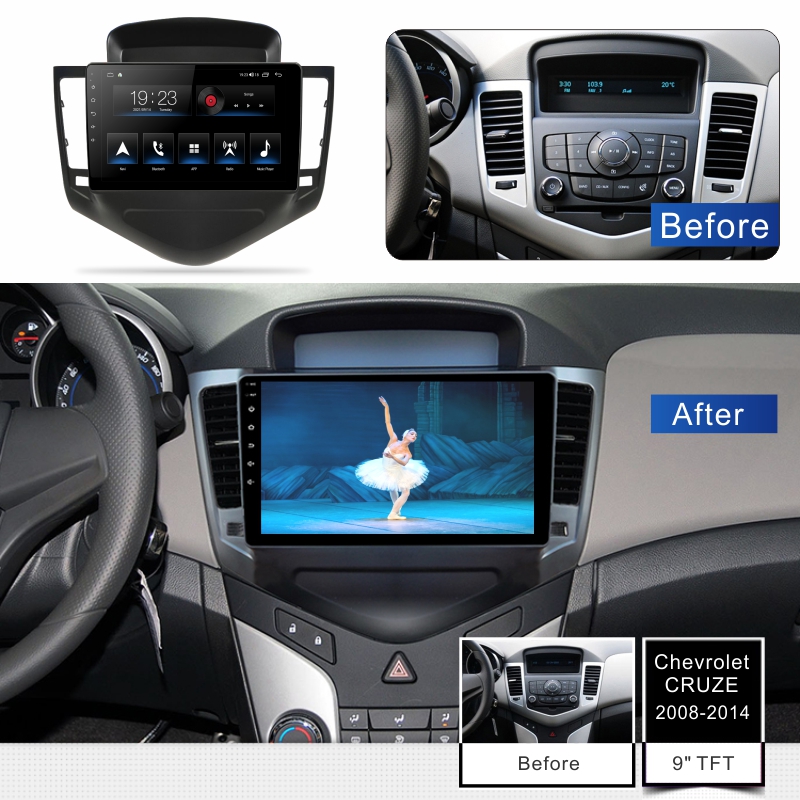 Android Car Audio Rdio System for Chevrolet Cruze J300 2008-2014