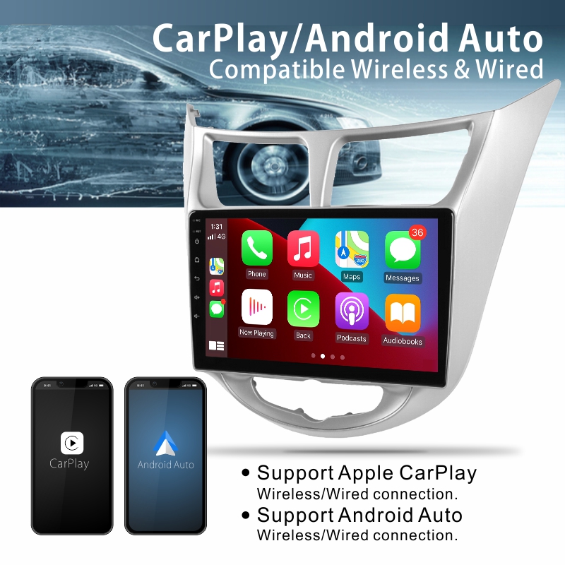 Android Car Audio Rdio System for Hyundai Solaris  2010-2016