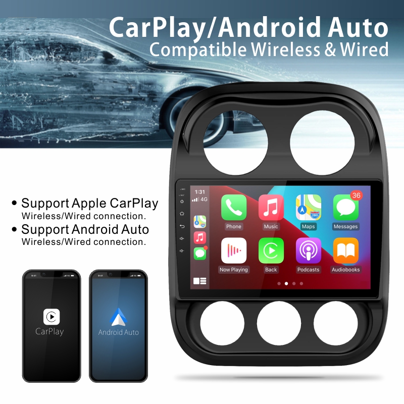 Android Car Audio Rdio System for Jeep Compass MK 2009-2015