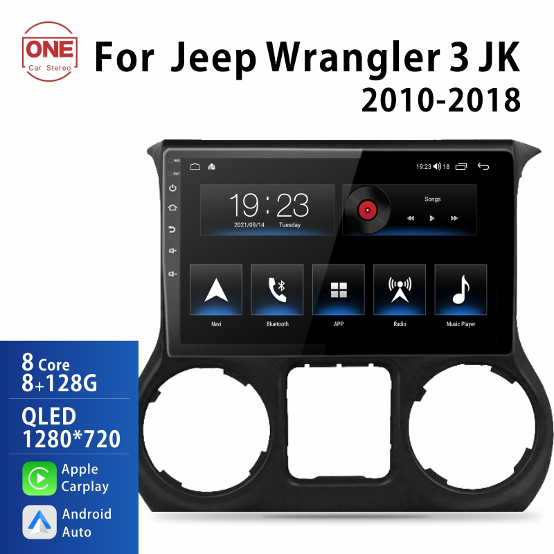 Android Car Audio Rdio System for Jeep Wrangler JK 2010-2018