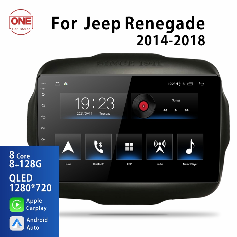 Android Car Audio Rdio System for Jeep Renegade 2014-2018