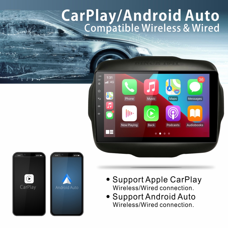 Android Car Audio Rdio System for Jeep Renegade 2014-2018