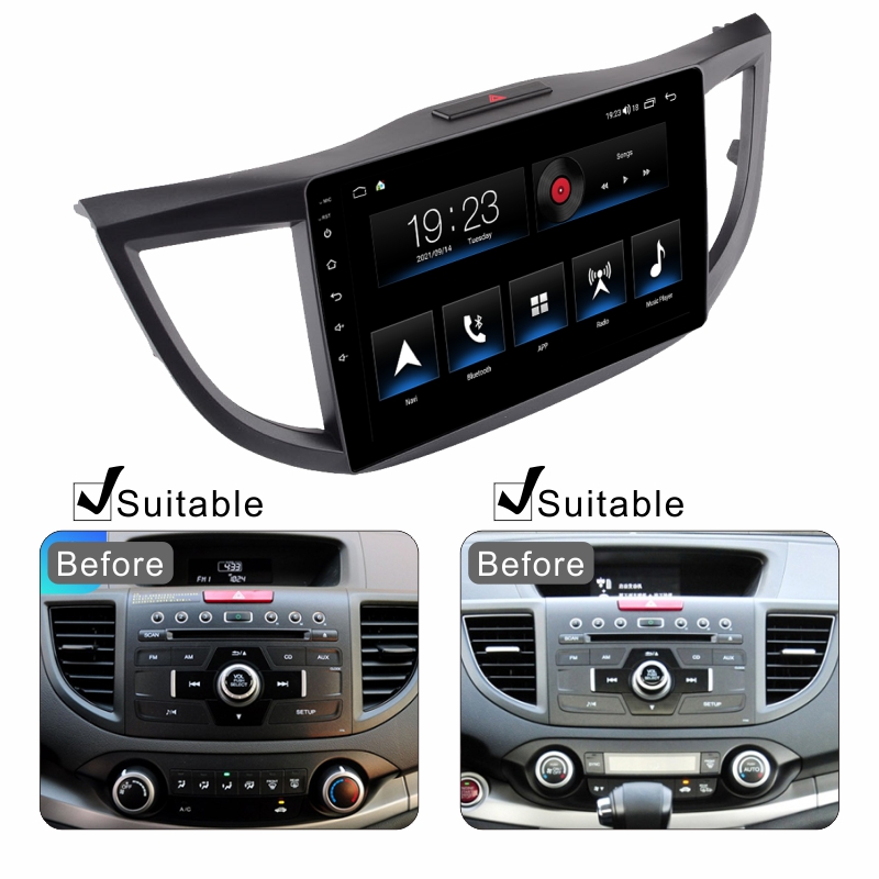 Android Car Audio Rdio System for Honda CR-V 4 2011-2018